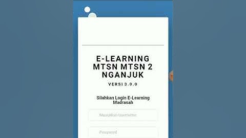 Tutorial E Learning Madrasah