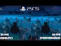 LEGO Batman: Legacy of the Dark Knight 30 FPS (Fidelity) vs 60 FPS (Performance) Base PS5 Comparison
