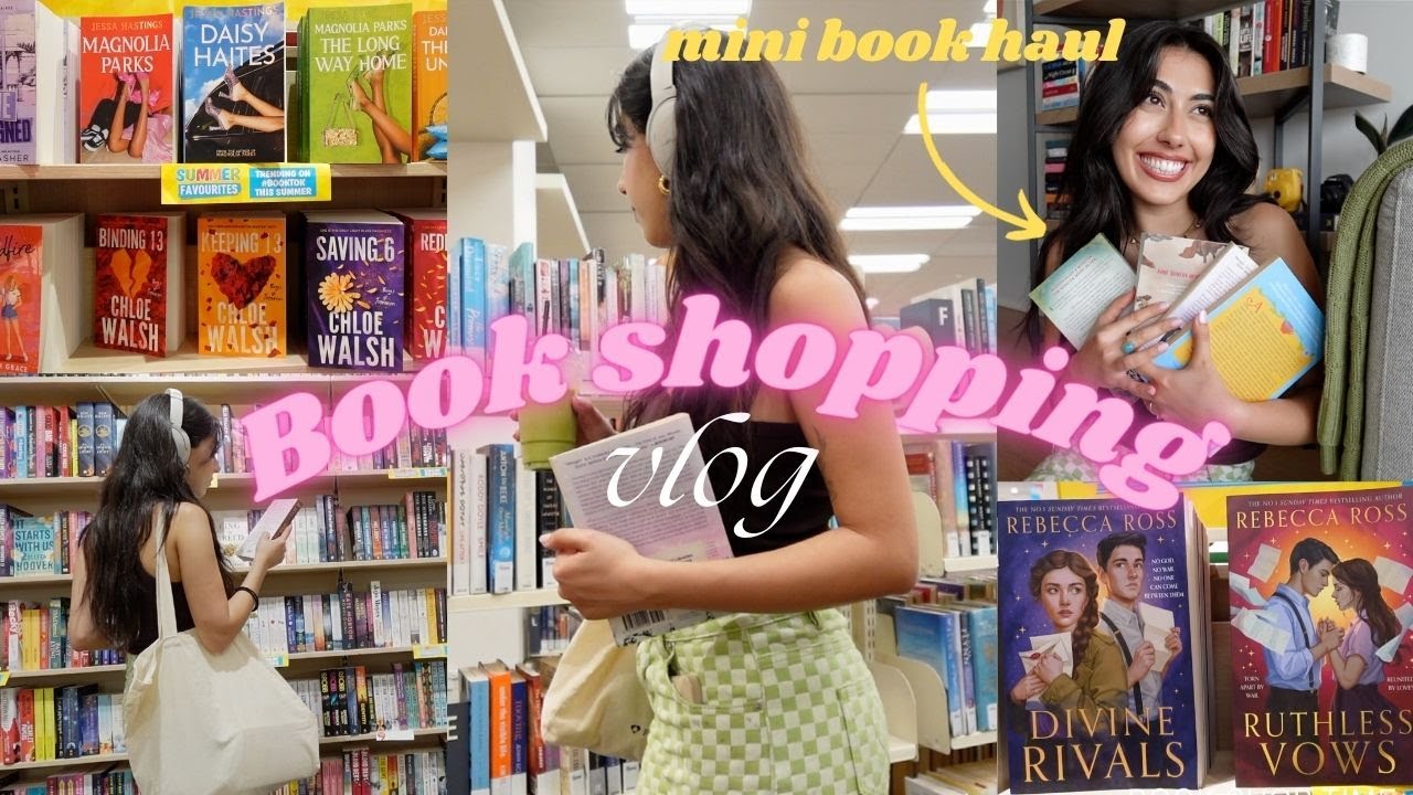 Come book shopping with me📚📖 cozy bookish vlog - YouTube