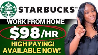 STARBUCKS REMOTE JOBS | HIGH PAYING WORK FROM HOME JOBS | ONLINE JOBS