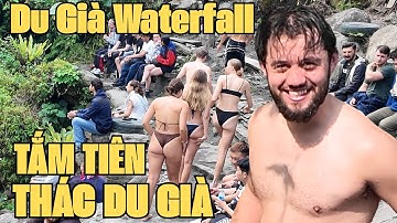 Thác Du Già du khách thi nhau tắm tiên nhảy thác chân dài ngoằng, mắt xanh lè.Phuc Bang