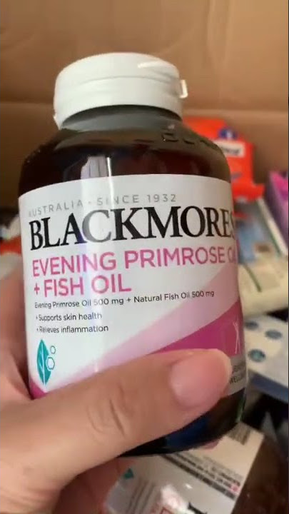 Nội tiết tố nữ tinh dầu hoa anh thảo dầu cá Evening Primrose Oil Fish Oil Blackmores Úc | Diệp Nhung