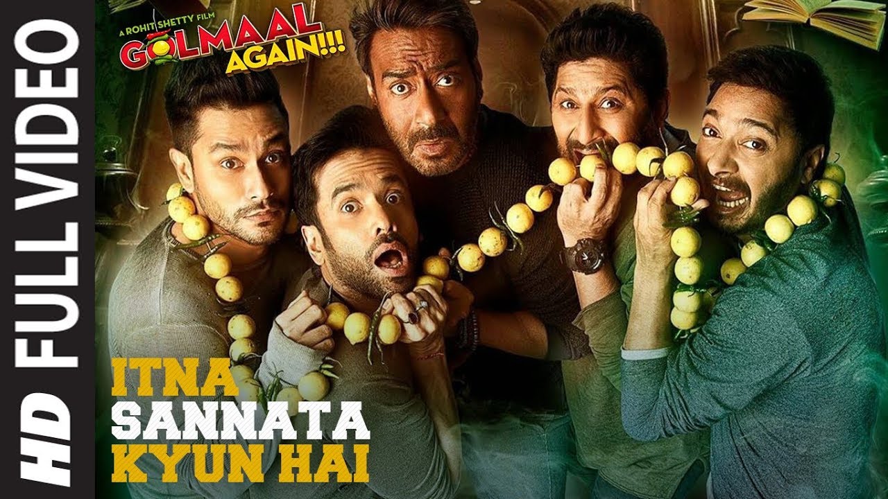 Itna Sannata Kyun Hai Full Song  Golmaal Again  Lijo Dj Chetas  Amit Mishra Aditi Singh Sharma