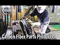 Carbon fiber parts production
