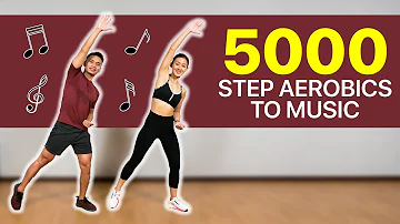 5000 Step Aerobics to Music (Walk & Burn Calories!) | Joanna Soh