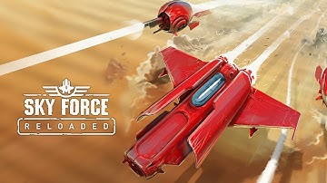 Sky Force Reloaded - Stage - 01 - Nightmare Mode Gameplay (Unlimited Health Activated)