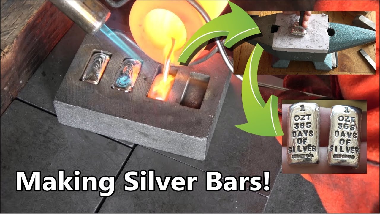 Making Silver Bars For 365 Days Of Silver How I Make Silver Bars At making-silver-bars-for-365-days-of-silver-how-i-make-silver-bars-at