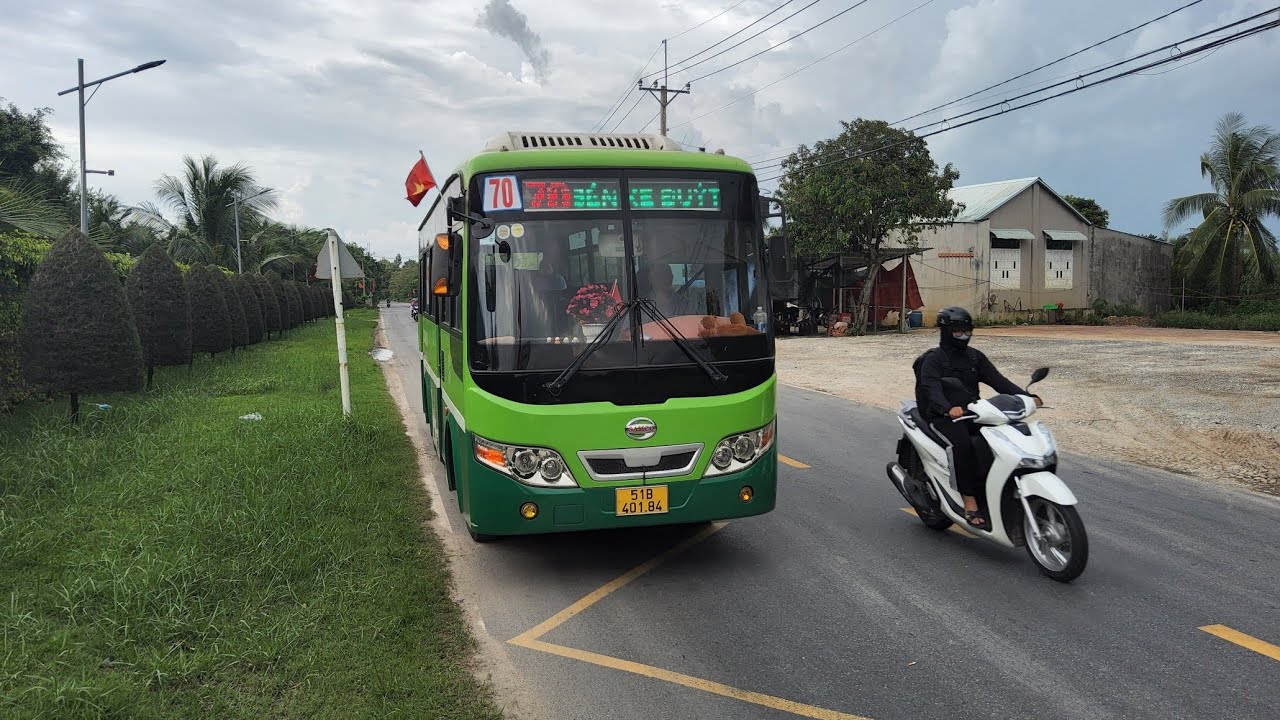 Tuyến 70 (Samco City I.40) đi từ BXB Tân Quy (H.Củ Chi) đến Ngã ba Đền Bến Dược