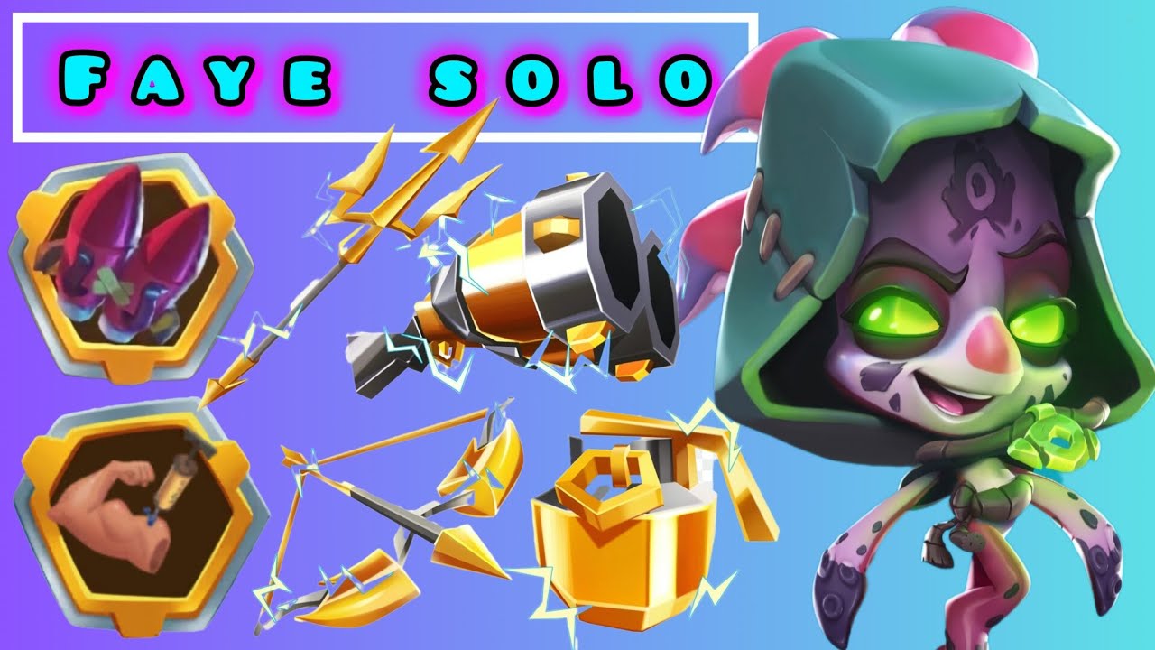 FAYE MAXED LEVEL 20 SOLO ZOOBA INTENSE GAMEPLAYS