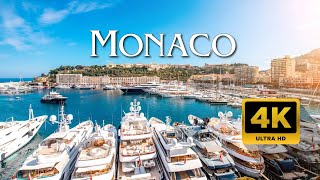 MONACO 4K  Scenic Relaxation Film With Calming Music