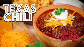 Fired up a batch of chili today using Meat Church's chili