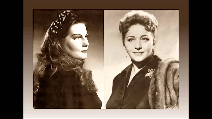 ZINKA MILANOV e MARGARET HARSHAW -  Norma "Mira o ...