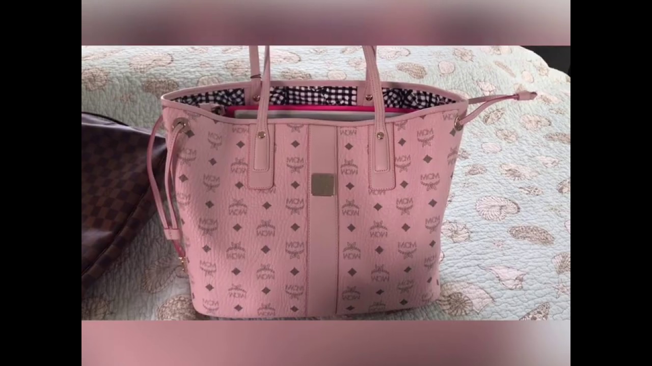 Small Reversible Liz Shopper in Visetos Pink