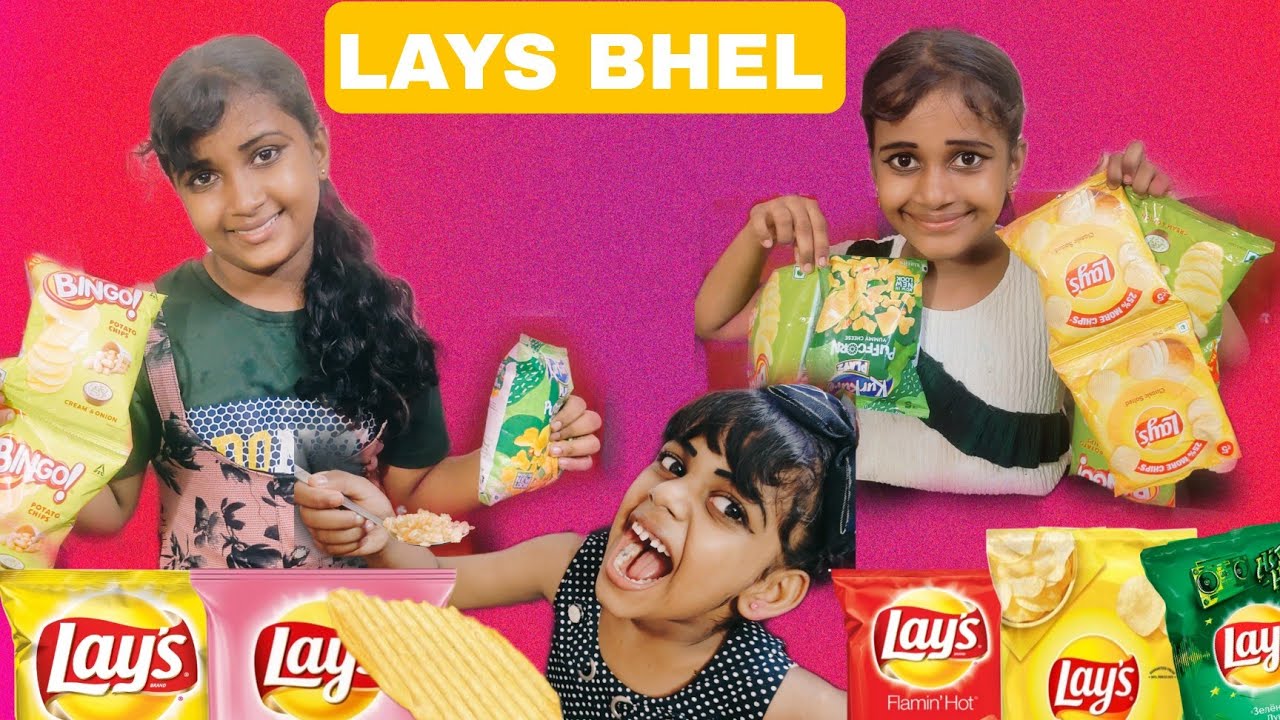LAYS BINGO BHEL /FOOD CHALLENGE YouTube