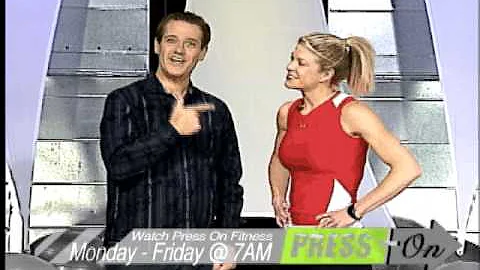 NBC's "BIGGEST LOSER," Danny Cahill, & trainer, Mi...