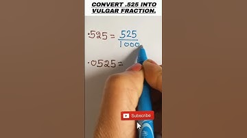 Convert to vulgar fraction.#mathtrick #mathexpert #multiplication #mathstricks #shorts#short#math