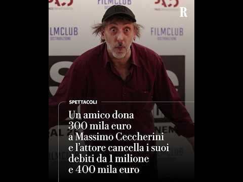 Video Ceccherini salda i debiti di gioco grazie a 300 mila euro donati da un amico