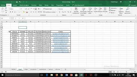 Asignar nombre a un rango en excel - SENA