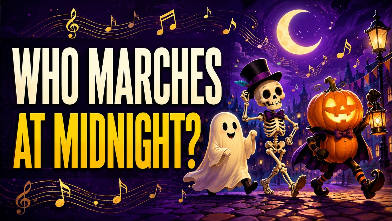 Midnight March | Spooky Halloween Piano Sheet Music for Beginners