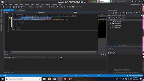 Make an Exit Button with notification, confirmation VS Part2