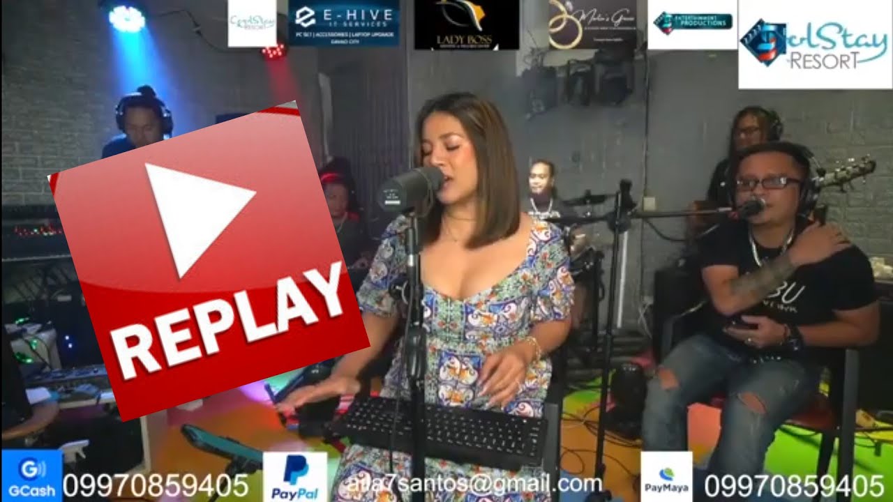 LIVESTREAMING REPLAY(July-6-22)-AILA SANTOS/R2K BAND LIVESTREAMING REPLAY(July-6-22)-AILA SANTOS/R2K BAND