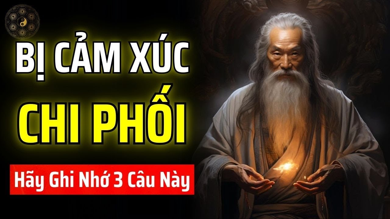 NẾU BẠN BỊ CẢM XÚC CHI PHỐI - HÃY GHI NHỚ 3 CÂU NÀY | THUẬT CỔ NHÂN