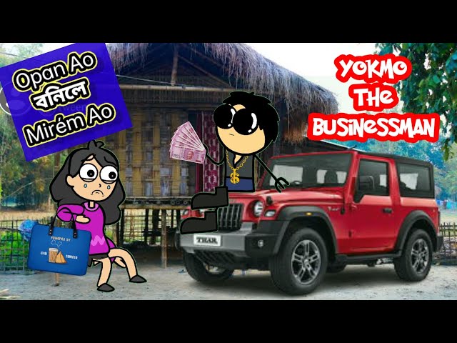 The Businessman 🤓💥 ~ Mising Cartoon Video ~ Sisan Ko class=