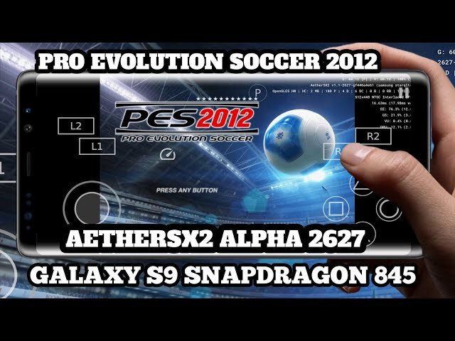 Pro Evolution Soccer 2012 - PS2 Emulator Android Gameplay - Aether SX2 APK  - PSE 2012 Mobile - 2022 