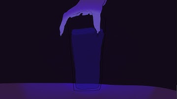 Glass of Water (Rotoscope Animation) CSULB ⚠️mild horror⚠️