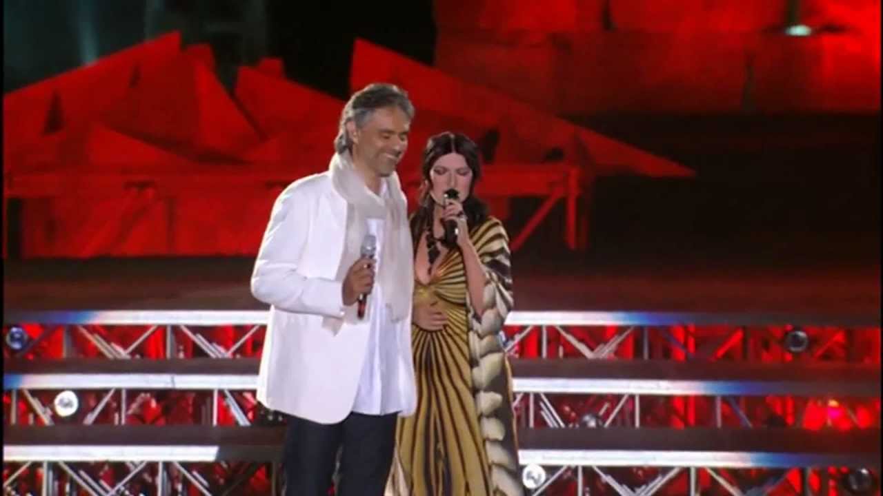 Andrea Bocelli and Laura Pausini live VIVERE YouTube