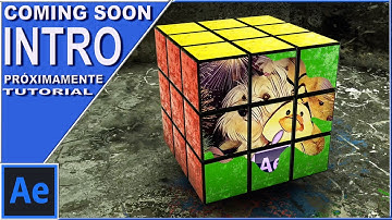 CUBO de RUBIK animado INTRO | CINEMA 4D | ELEMENT 3D | AE