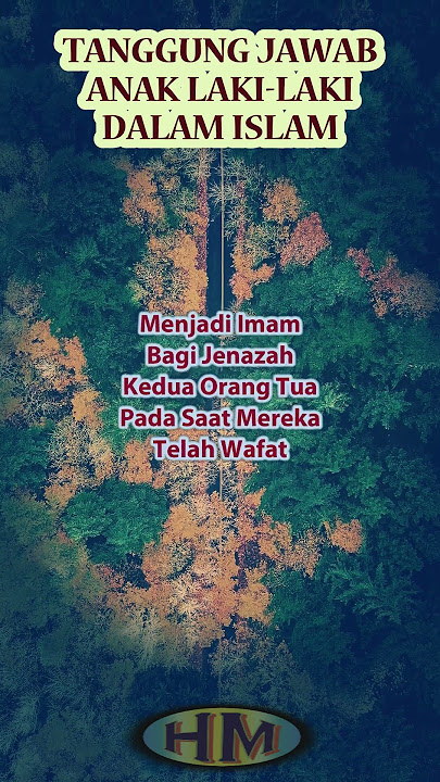 4 Tanggung Jawab Anak Laki Laki Dalam Islam | #amalanmuslim