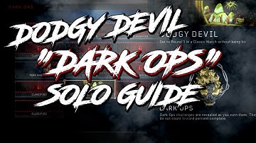 *GUIDE* "DODGY DEVIL" SECRET "DARK OPS" CHALLENGE | SOLO | COD BLACK OPS 4 ZOMBIES