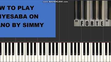 Ngiyesaba by simmy (piano tutorial)