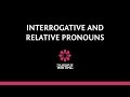 Understanding Interrogative and Relative Pronouns