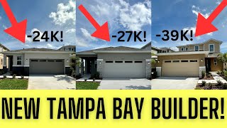 Inside 4 Apollo Beach Florida New Construction Homes with Price Reductions For Sale in Waterset!