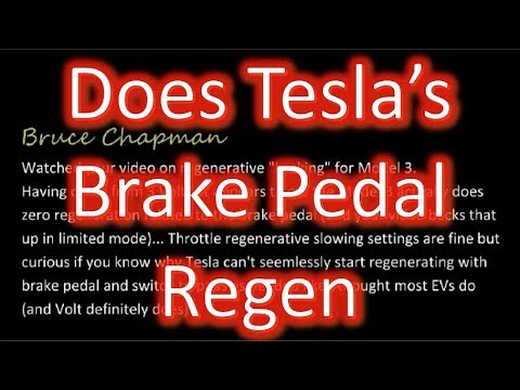 Does Tesla Model 3 Have A Brake Pedal
