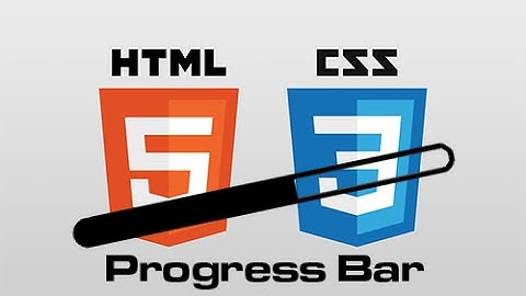 CSS İle Progress Bar (İlerleme Çubuğu) Yapımı