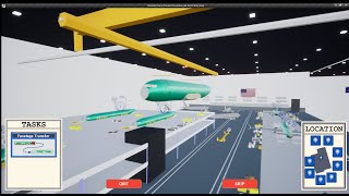 B737 Assembly line