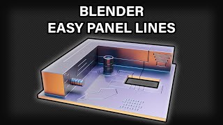 Easy Panel Lines in Blender | Doovi