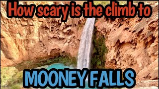 How scary is the climb to Mooney Falls?