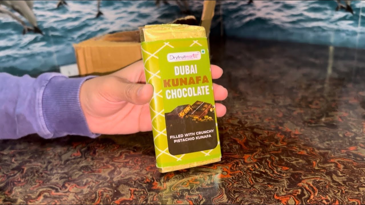 Trying The Most Expensive Dubai Kunafa Chocolate 🍫 The Tastiest Chocolate 🍫 I Ate