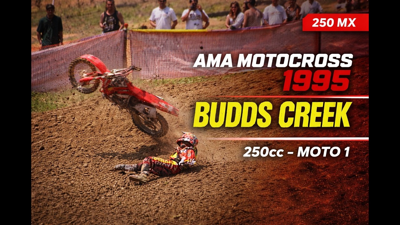 AMA Motocross 1995 - Budds Creek - 250 Moto 1