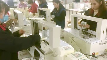 Benchtop paper tapes banding machine semi automatic books boxes strapper máquina flejadora de papel