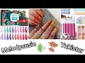 Melodysusie 24+4 gel polish review!Two autumn sets! Press ons!Yukistar nail art brushes from amazon!