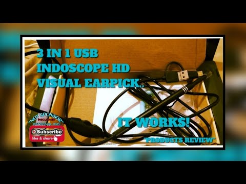 3 IN 1 USB INDOSCOPE.. HD VISUAL EARPICK..IT WORKS!