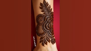 Elegant 3D Mehndi Design | Stunning Henna Art for Hands | Easy & Beautiful