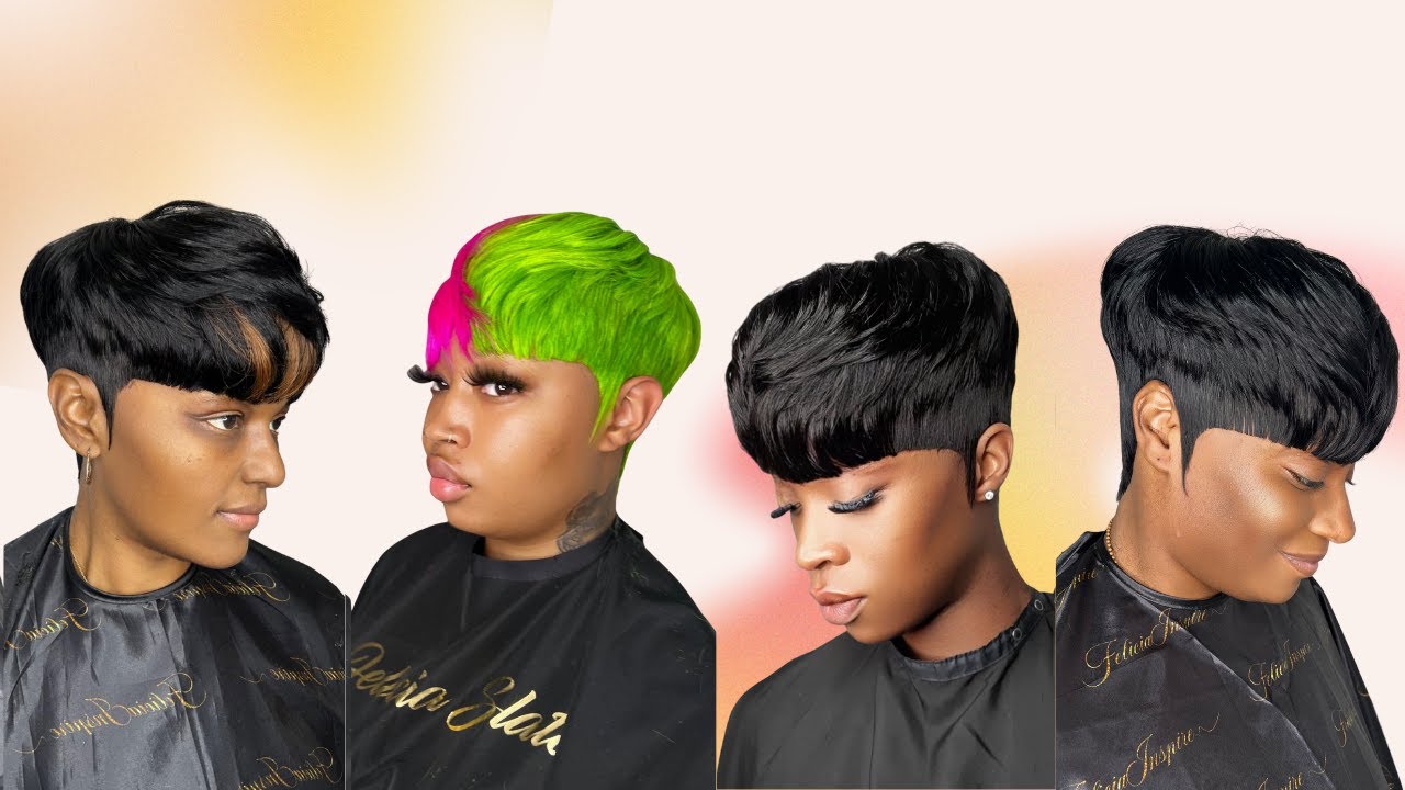 Black Short Weave Hairstyles - YouTube