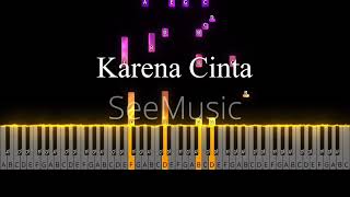 Karena Cinta - Grezia Epiphania | Piano Tutorial by Andre Panggabean