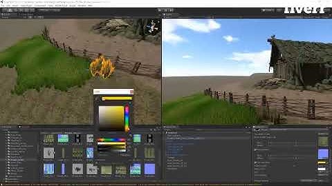 I will design 3d game environments for your unity game - Backgrounds & Environments Services